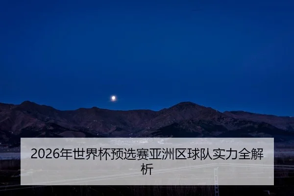2026年世界杯预选赛亚洲区球队实力全解析 | Nangong